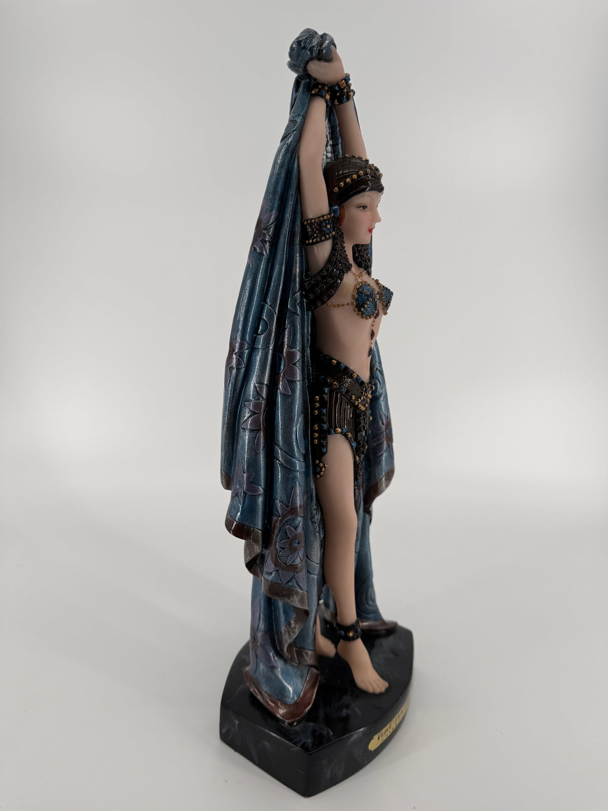 Objet d’Elegance “Dance of the Seven Veils” Art Deco-Style Dancer Figurine