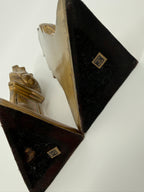 Vintage Brass Artichoke Bookends – Made in India – Pair – 8.5"