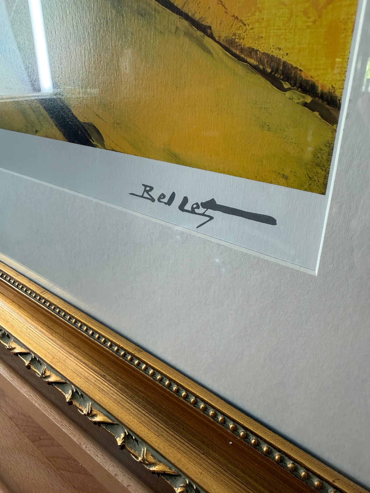 Vintage 2005 Emile Bellet “D’or et de Rêve” Seriolithograph – 43" Framed