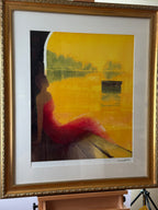 Vintage 2005 Emile Bellet “D’or et de Rêve” Seriolithograph – 43" Framed