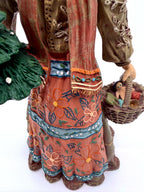 Babouska floral apron and basket mid detail (enhanced)