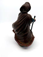 Befana back view from above, cape drape and trim (enhanced)