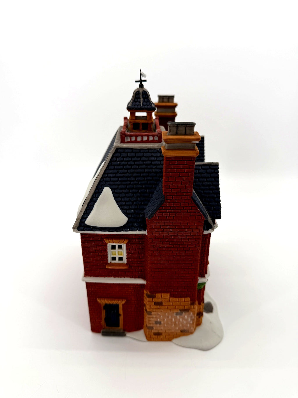 Department 56 Dickens' Village Boarding & Lodging School 1993 #5809-2 – 150th Anniversary of A Christmas Carol Commemorative Edition, No. 18 – opposite side view