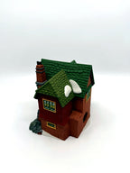 Department 56 Browning Cottage, Dickens' Village, 1994 – side view of the wing and chimney