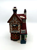 Department 56 Dickens' Village Bumpstead Nye Cloaks & Canes #5808-4 lighted porcelain building, front view