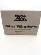 Retail box print: Heritage Village Collection, Dickens' Village Series, Bumpstead Nye Cloaks & Canes, #5808-4
