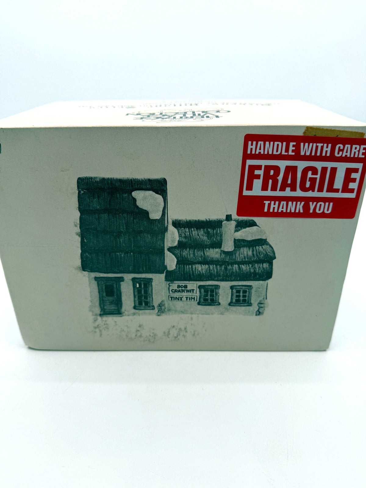 Original Department 56 retail box with the cottage artwork