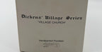 Department 56 Dickens' Village Church – detail of the original box end print, Heritage Village Collection, item 6516-1