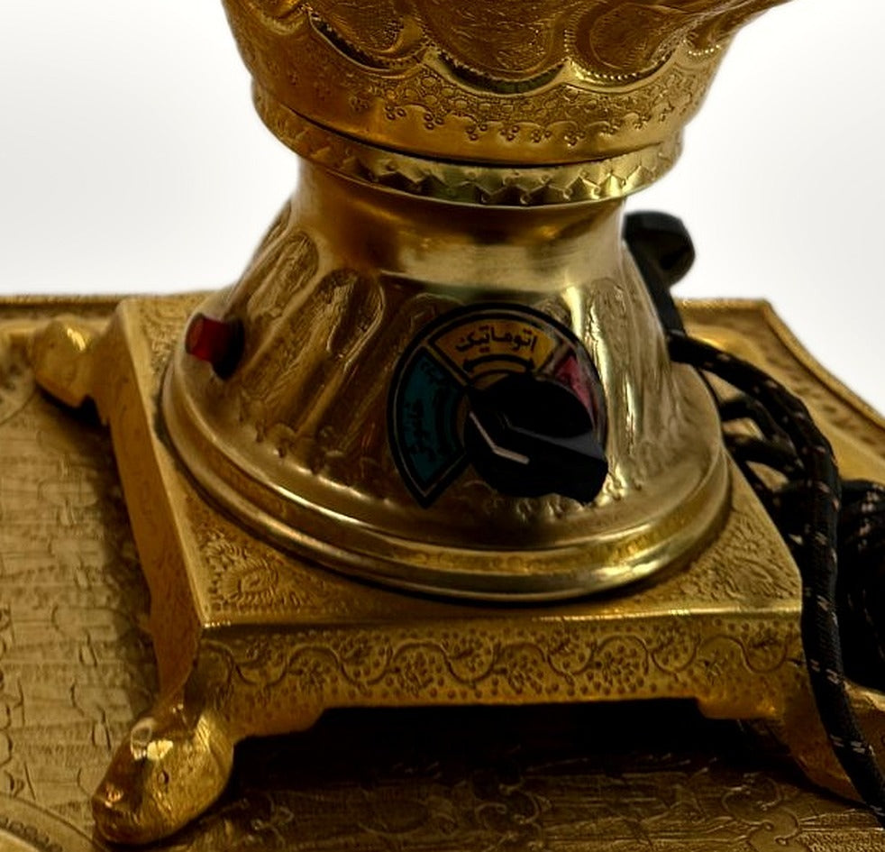 Detail – control dial with Persian script markings, untested