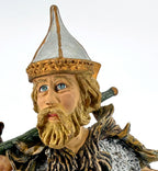 Detail: Odin face, helmet and beard (detail from seller photo)