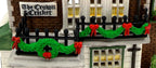 Detail: balcony garland with red bows (detail from seller photo)