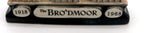 Detail crop of The Broadmoor name plaque with 1918 and 1968 anniversary dates