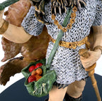 Detail: chainmail, gold chain and fruit satchel (detail from seller photo)