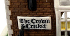 Detail: The Crown & Cricket front sign (detail from seller photo)