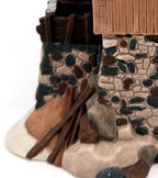 Detail - stone base and sluice