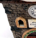 Department 56 Dickens' Village The Olde Camden Town Church 1996 #58346 – detail of the hand-painted stone wall texture and arched window