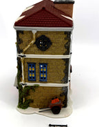 Detail - round side window and mail cart with sacks