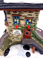 The Maltings front close-up showing the sign, door and window boxes