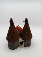 Back view showing the twin kilns and the light opening