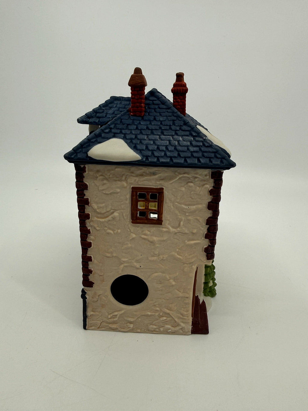 Department 56 Dickens' Village Walpole Tailors #5926-9 — back view showing the light cord opening