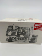 Department 56 Dickens' Village The Christmas Carol Cottage #58339 — original box side with the printed cottage illustration