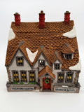 Department 56 Wackford Squeers Boarding School - Dickens' Village, 1988, front view (enhanced photo)