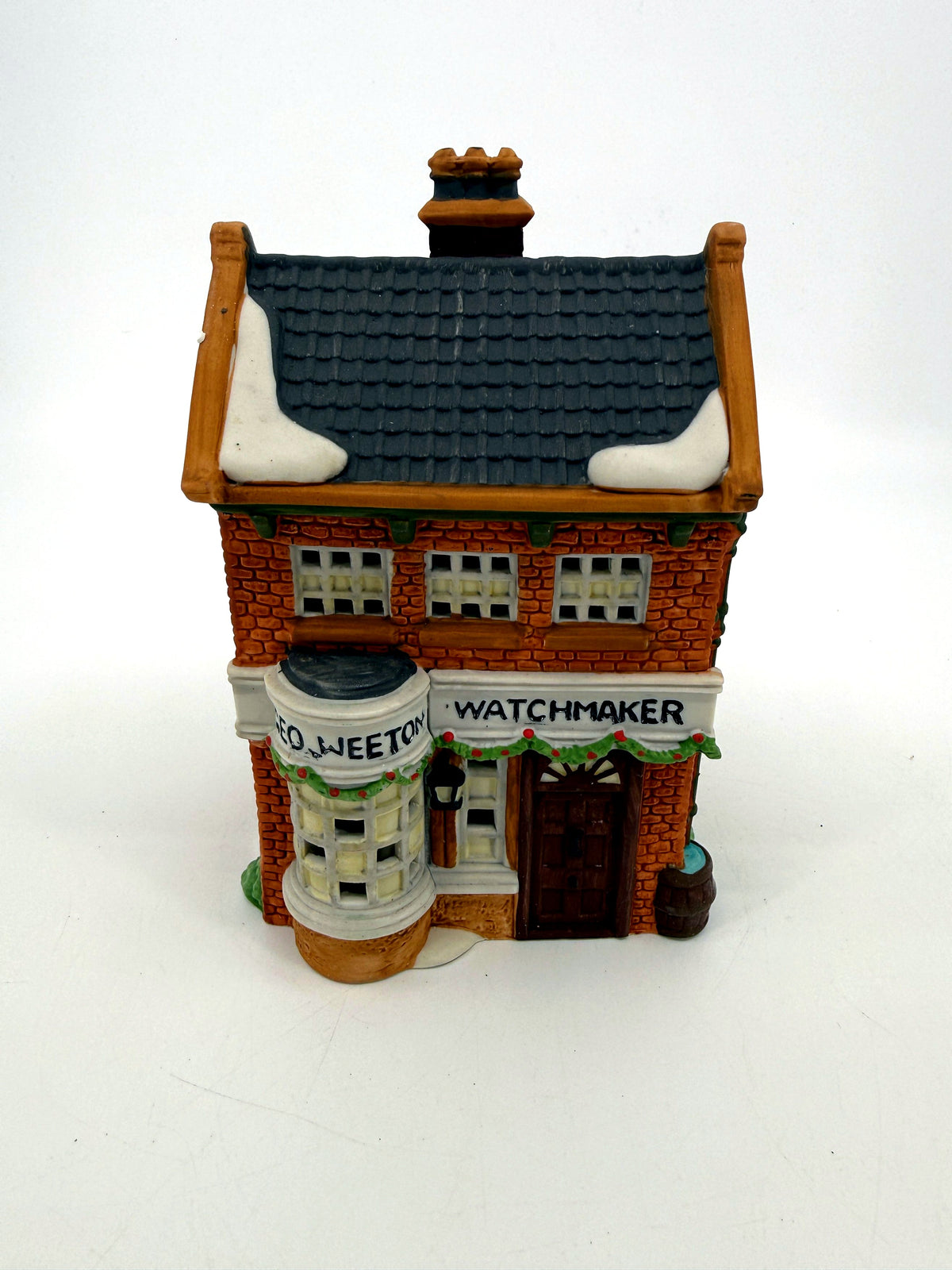 Department 56 Geo Weeton Watchmaker - front view