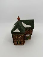 Department 56 Dickens' Village T. Puddlewick Spectacle Shop #58334 — front view from above