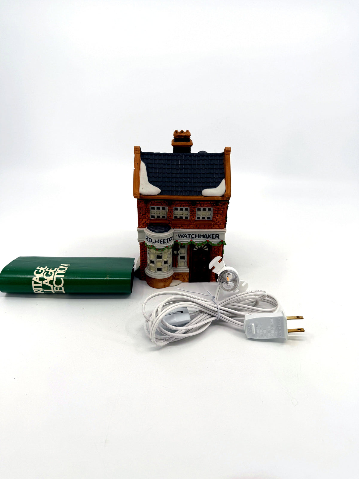 Geo Weeton Watchmaker with new LED replacement cord and Heritage Village booklet