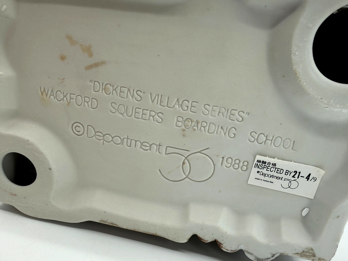 Underside stamp - Dickens' Village Series, (c) Department 56 1988, Made in Taiwan