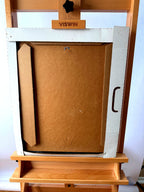 1997 Princess Diana Goodbye England's Rose memorial framed portrait — the back of the frame with its hardboard panel