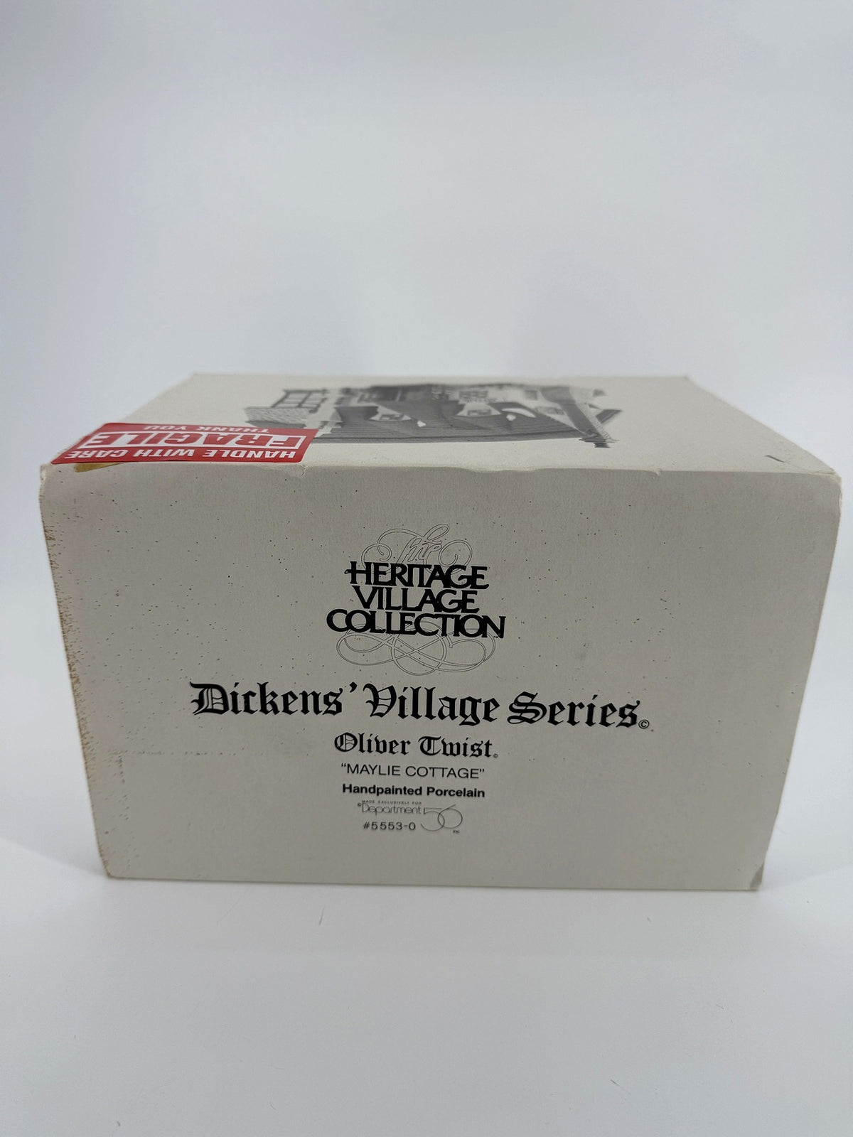 Department 56 Dickens' Village Maylie Cottage #5553-0, Oliver Twist — original box: The Heritage Village Collection, Dickens' Village Series, Oliver Twist, #5553-0