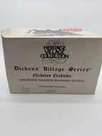Original box end - Dickens' Village Series, Nicholas Nickleby, #5925-0