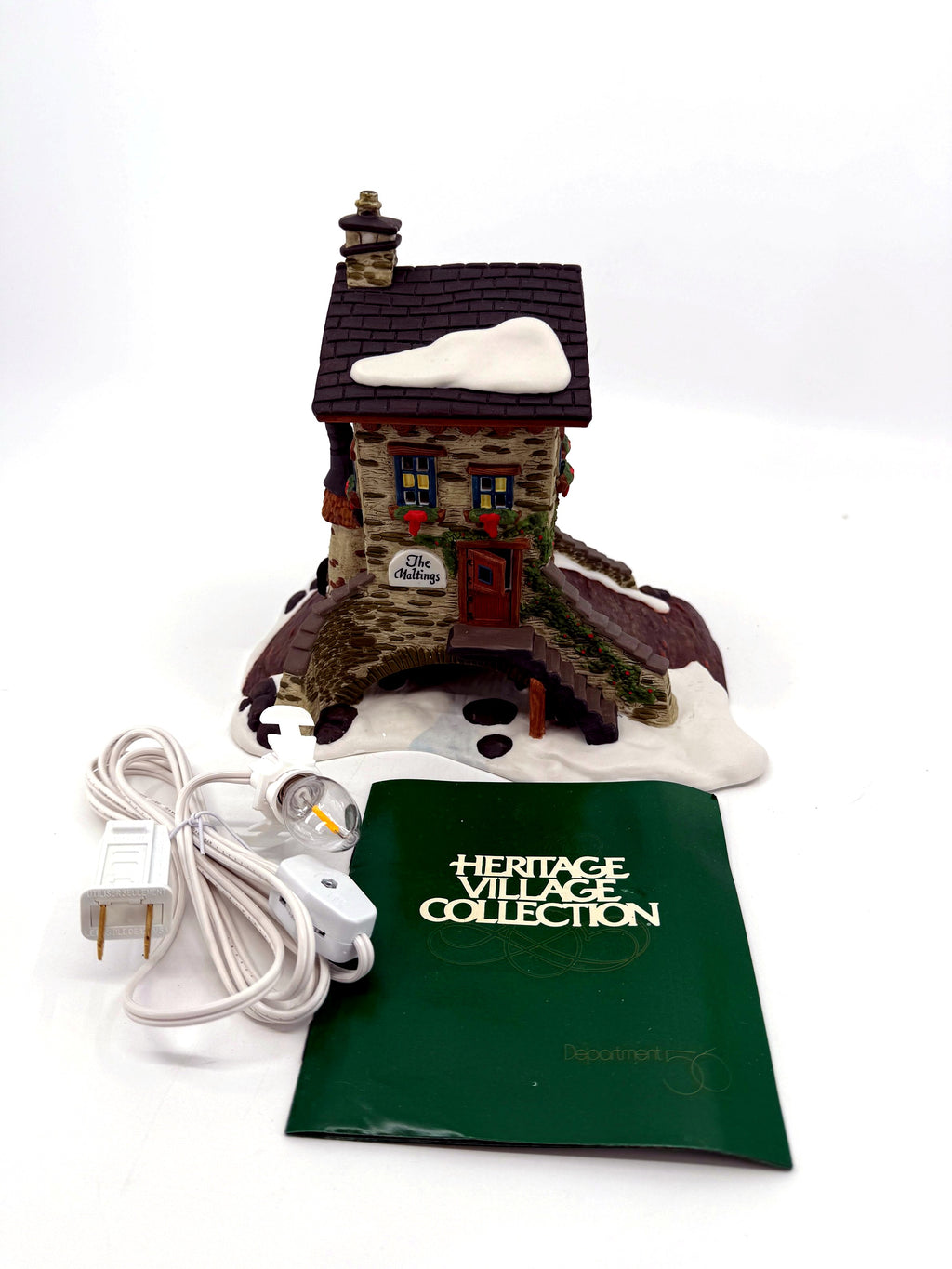 The Maltings with its new LED lighting cord and Heritage Village booklet