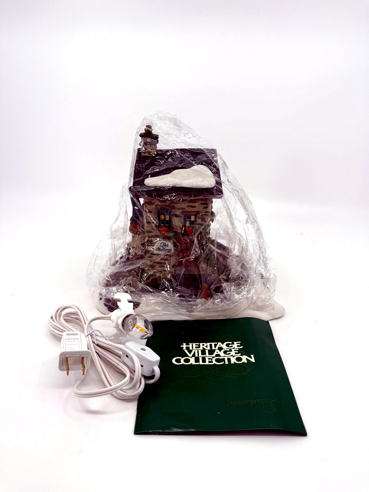 The Maltings in its factory bag with the new LED cord and booklet