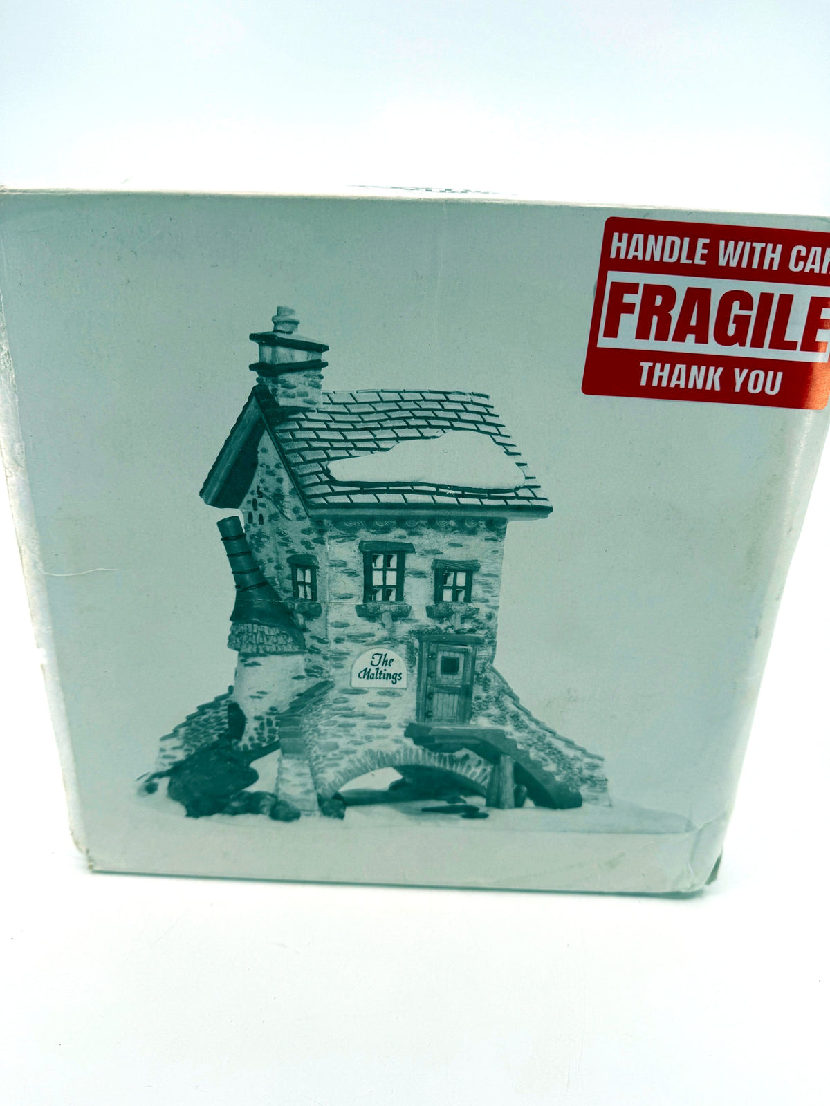Original Department 56 retail box for The Maltings, front