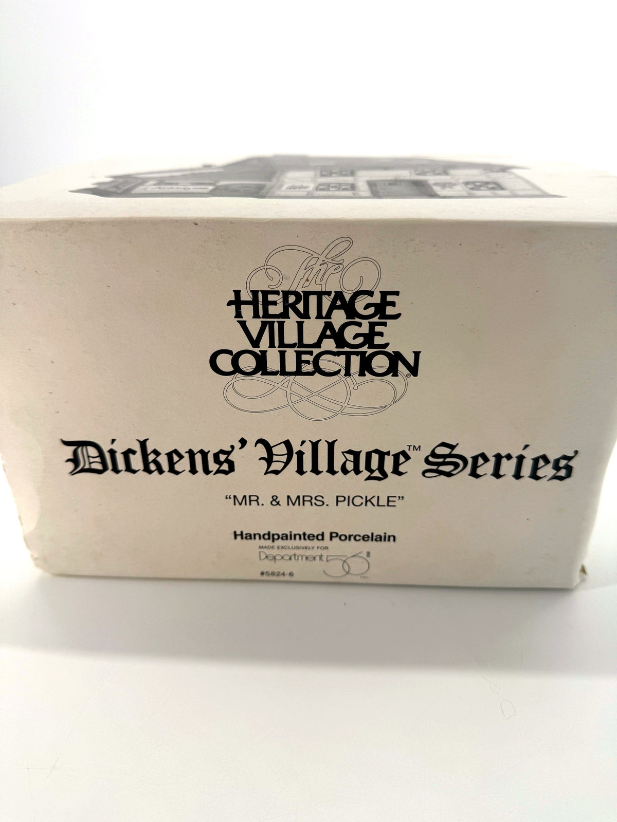 Original retail box end - Heritage Village Collection