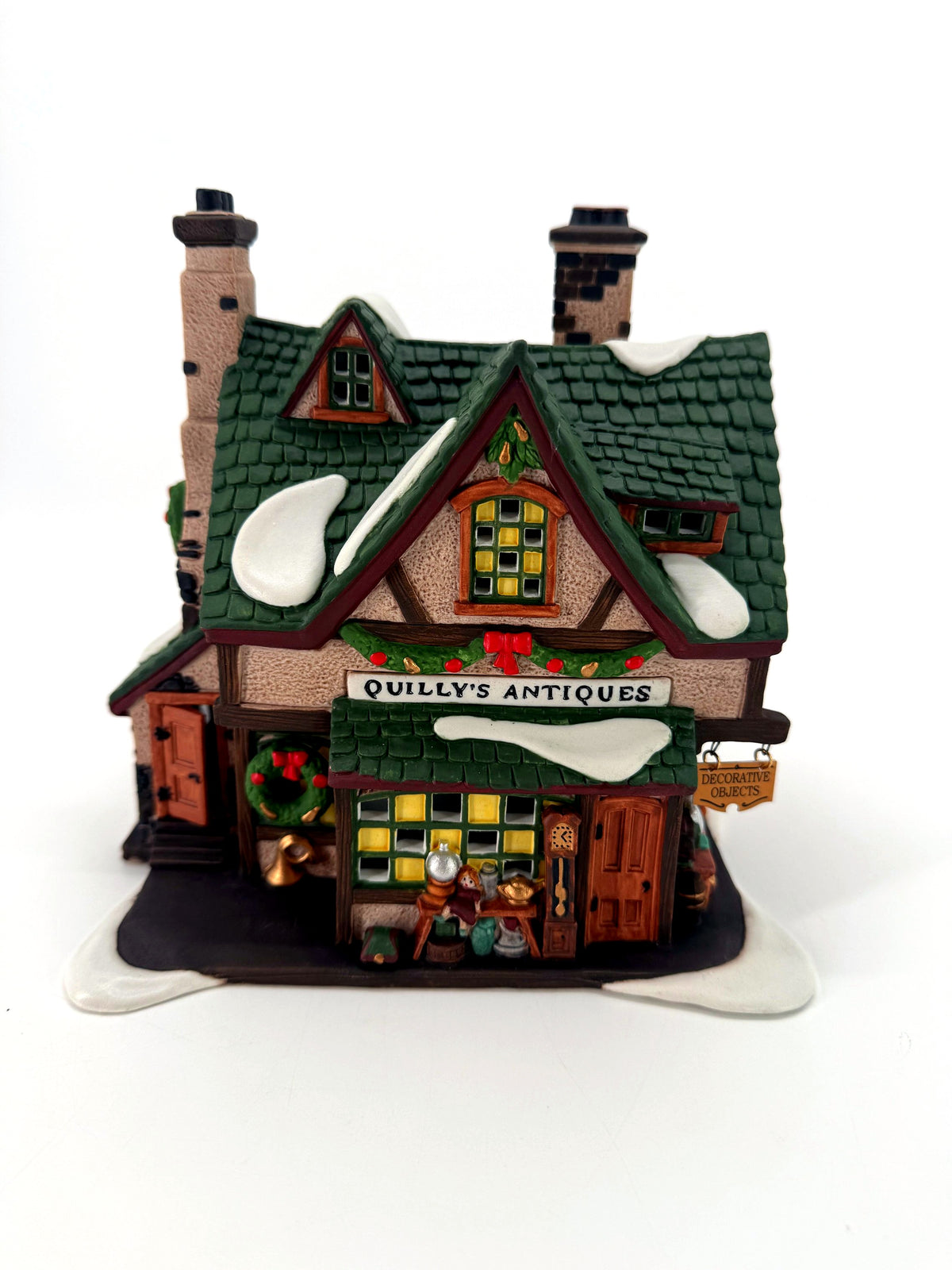 Underside with Department 56 mark and China inspection sticker