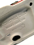 Department 56 M. Fezziwig Warehouse, Dickens' Village, 1986 – underside: molded A Christmas Carol Dickens' Series 1986 stamp and Made in Taiwan R.O.C. sticker