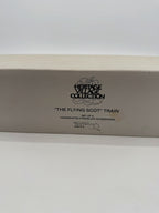 Original Department 56 retail box - The Heritage Village Collection, The Flying Scot Train, set of 4 handpainted porcelain accessories, 5573-5