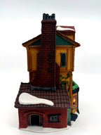 Department 56 Dickens' Village J. Lytes Coal Merchant, tall brick chimney side view