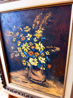 Angled close view showing the frame depth and painted surface texture
