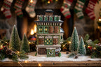 The Flat of Ebenezer Scrooge displayed on a Christmas mantel (styled display inspiration)