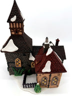 Department 56 Dickens' Village The Olde Camden Town Church 1996 #58346 – rear three-quarter view