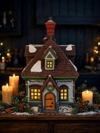 Wm. Wheat Cakes & Puddings #5808-7 — styled sideboard display with candles, display inspiration