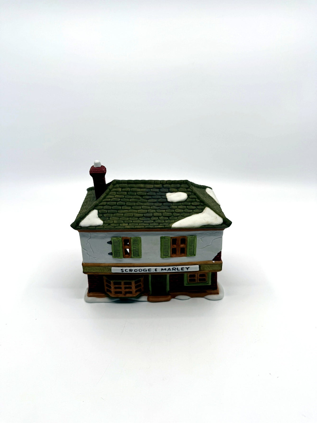 Department 56 Scrooge & Marley Counting House, Dickens' Village, 1986 – full front view