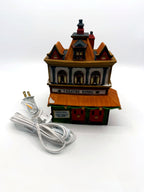 Theatre Royal with the new LED lighting cord and bulb, installed and working