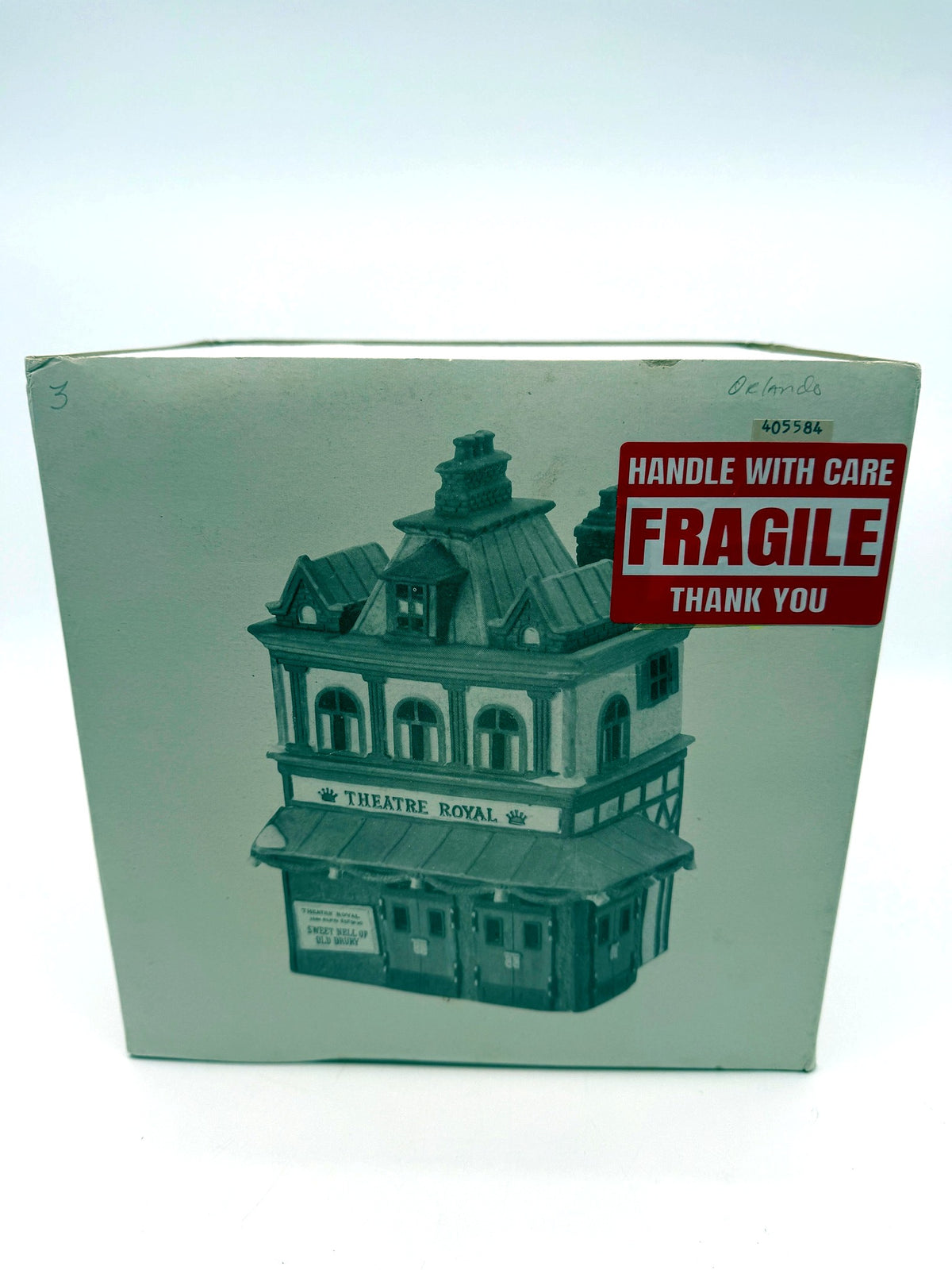 Original Department 56 retail box with Theatre Royal artwork