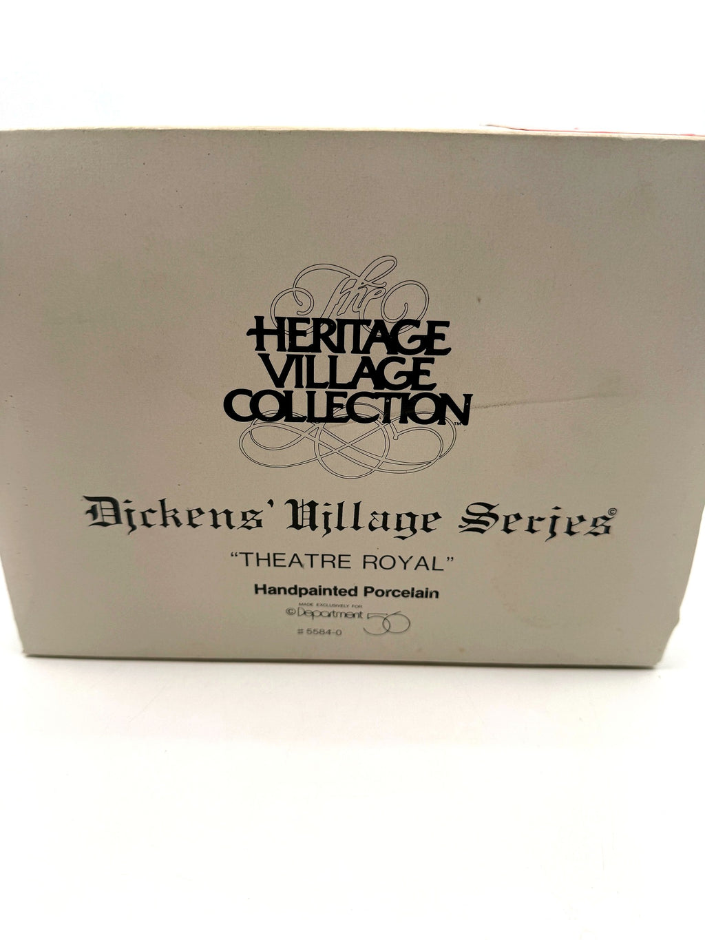 Retail box print: Heritage Village Collection, Dickens' Village Series, Theatre Royal, #5584-0