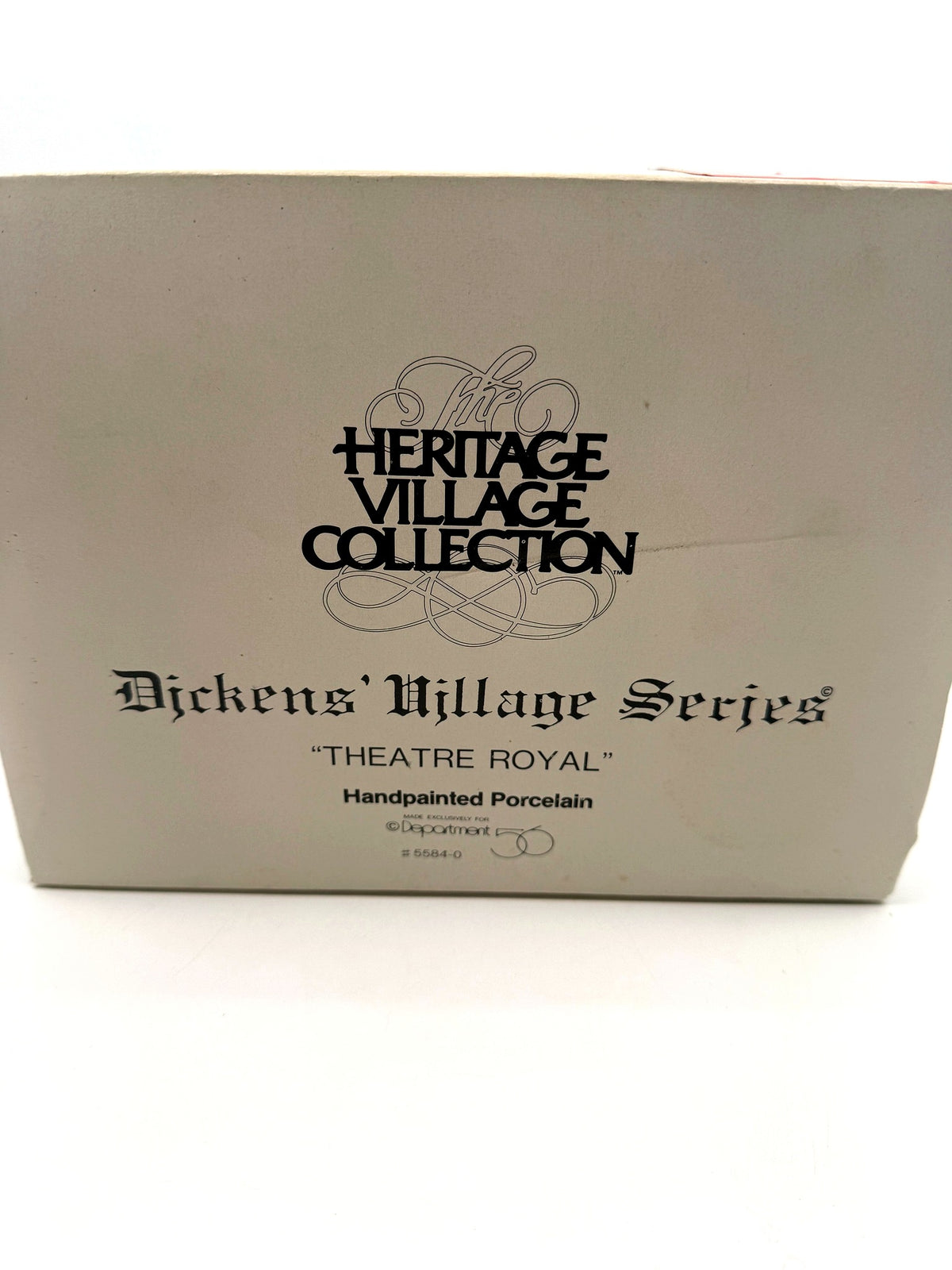 Retail box print: Heritage Village Collection, Dickens' Village Series, Theatre Royal, #5584-0